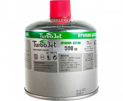 Газовый баллон ПРОПАН - БУТАН 500гр, TJ800PB
